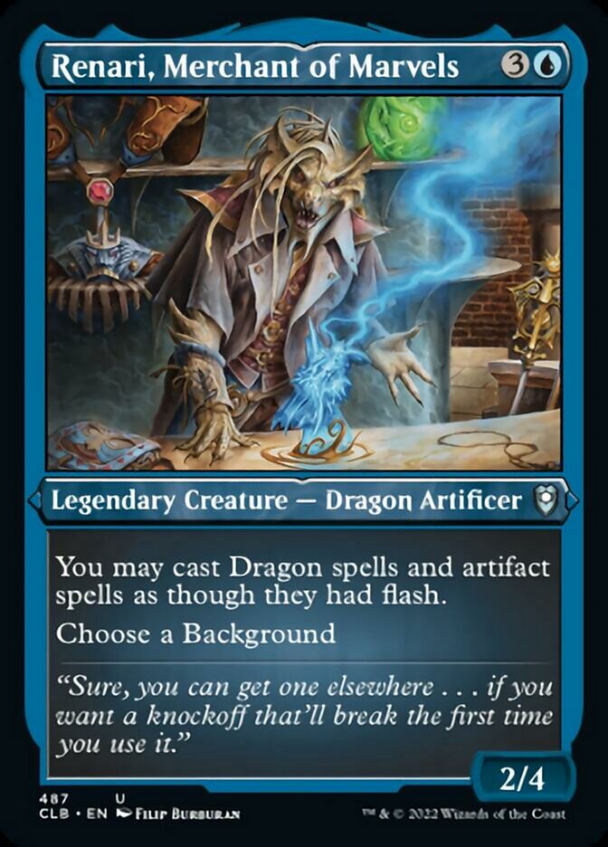 Renari, Merchant of Marvels - [Etched Foil] Commander Legends: Battle for Baldur's Gate (CLB)