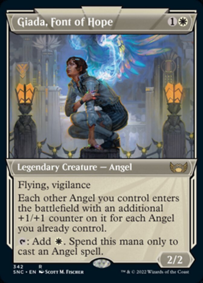 Giada, Font of Hope - [Foil, Showcase] Streets of New Capenna (SNC)