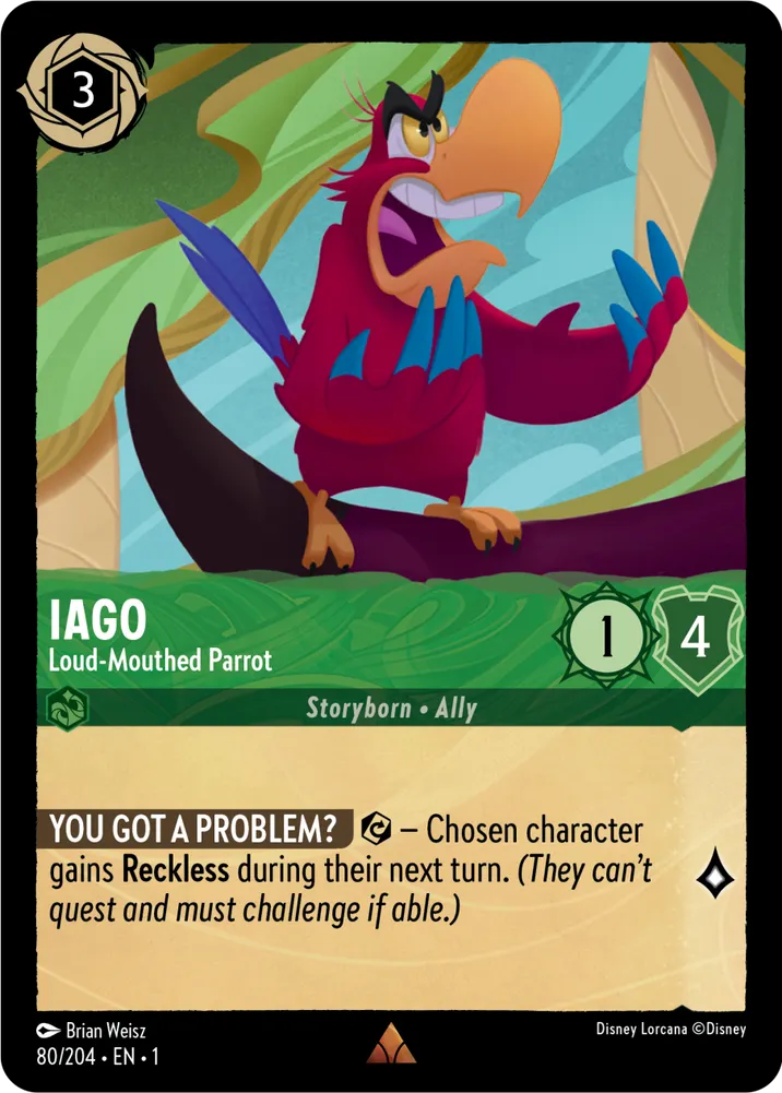 Iago - Loud-Mouthed Parrot - [Foil] The First Chapter (1)