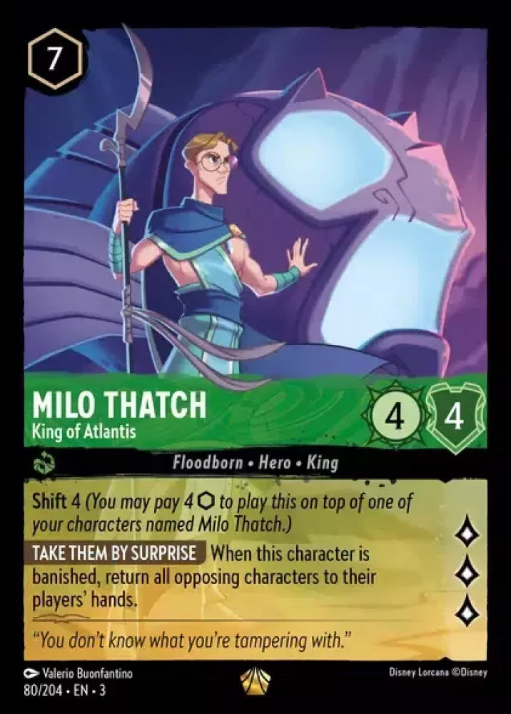 Milo Thatch - King of Atlantis - [Foil] Into the Inklands (3)