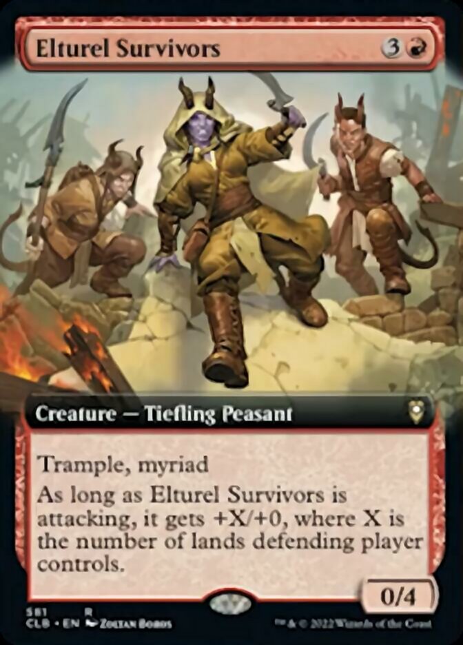 Elturel Survivors - [Extended Art] Commander Legends: Battle for Baldur's Gate (CLB)