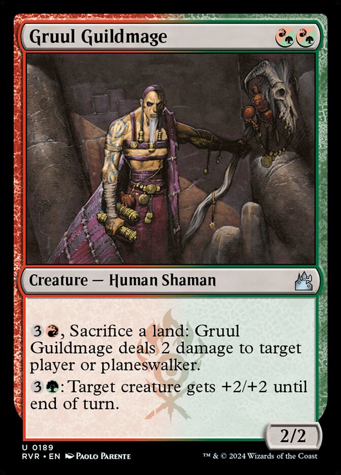 Gruul Guildmage - [Foil] Ravnica Remastered (RVR)
