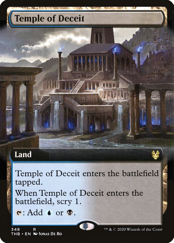 Temple of Deceit - [Foil, Extended Art] Theros Beyond Death (THB)