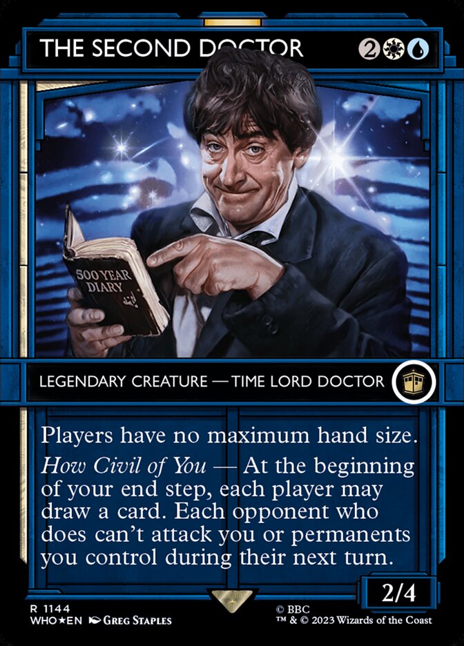 The Second Doctor - [Surge Foil, Showcase] Doctor Who (WHO)