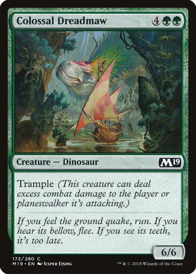 Colossal Dreadmaw - [Foil] Core Set 2019 (M19)