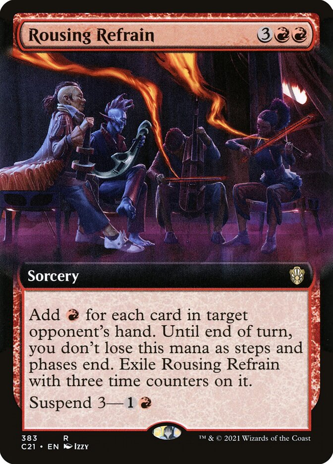 Rousing Refrain - [Extended Art] Commander 2021 (C21)