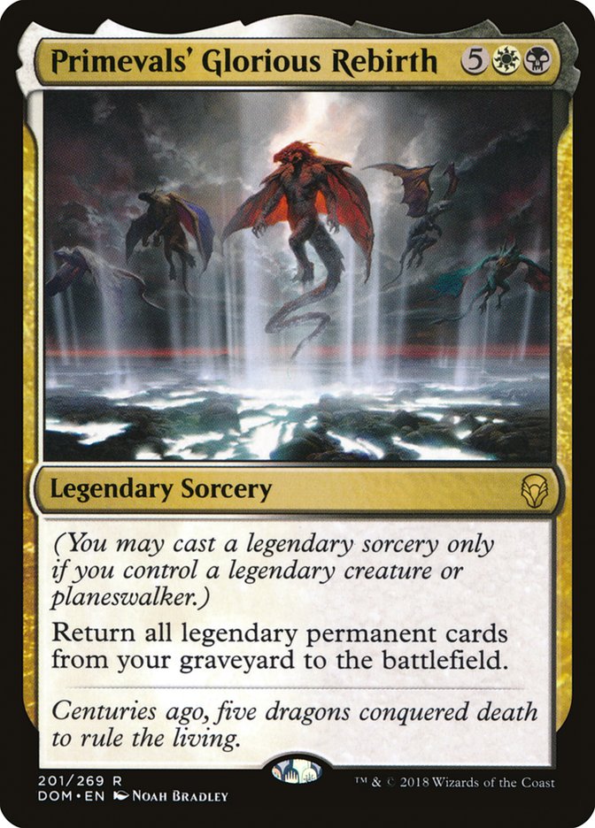 Primevals' Glorious Rebirth - [Foil] Dominaria (DOM)