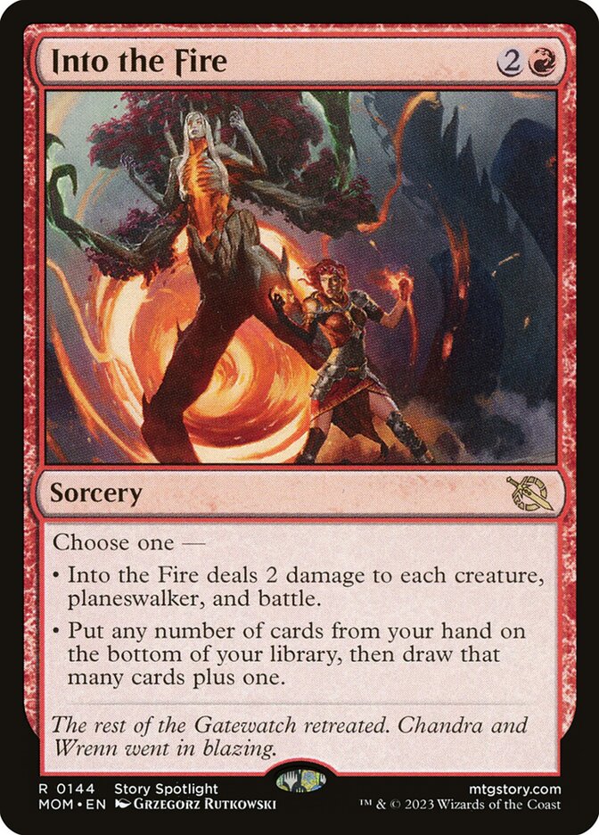 Into the Fire - [Foil] March of the Machine (MOM)