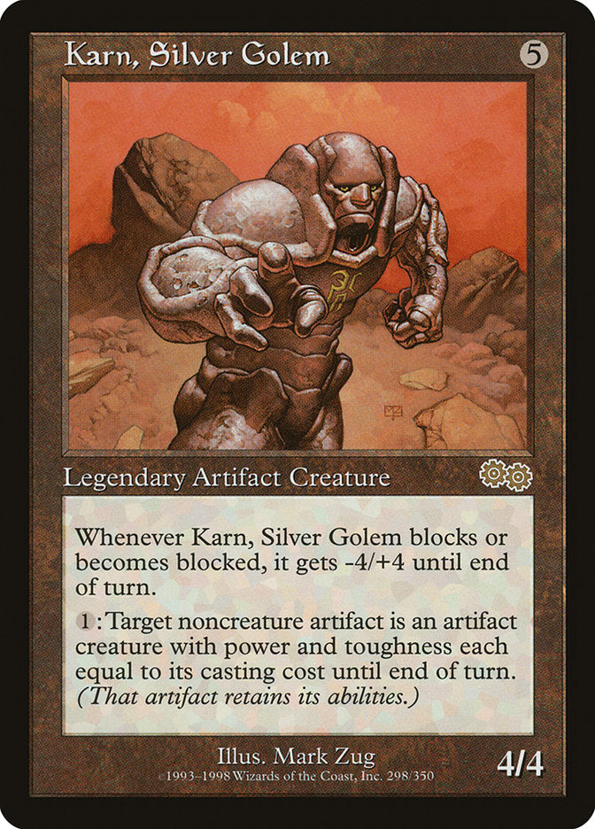 Karn, Silver Golem - [Retro Frame] Urza's Saga (USG)