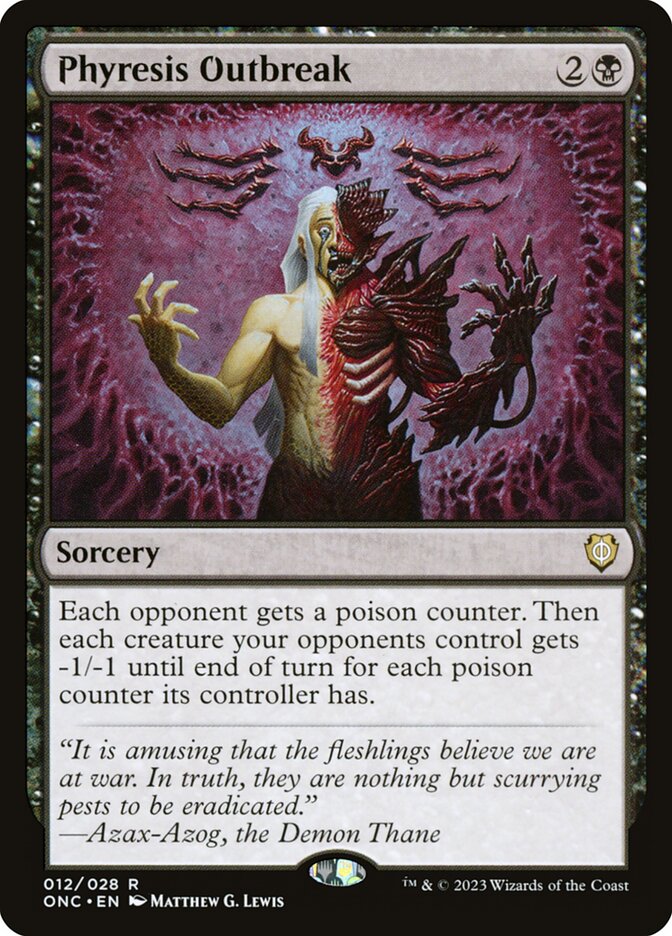 Phyresis Outbreak - Phyrexia: All Will Be One Commander (ONC)
