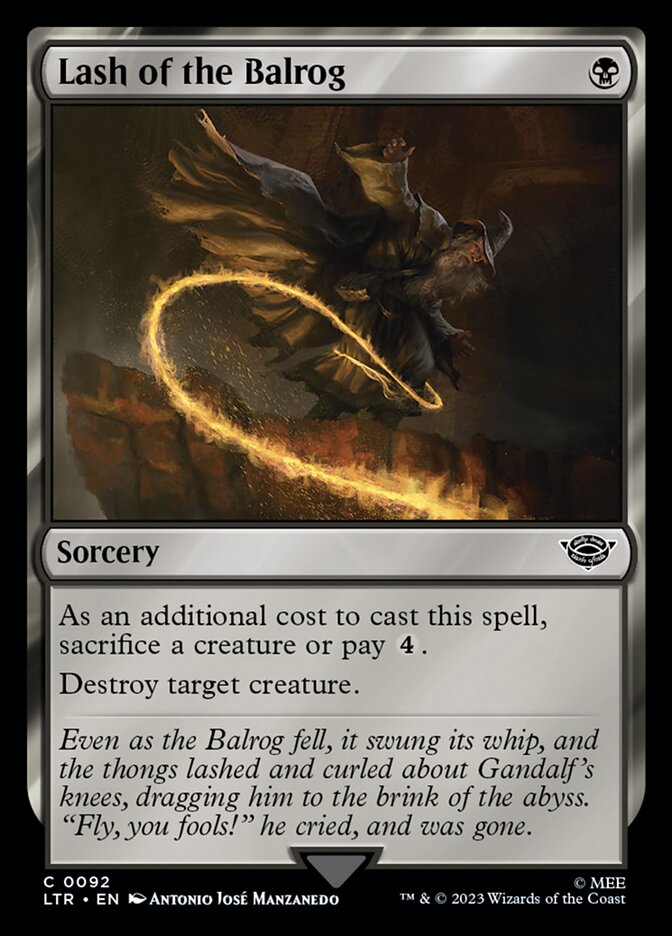 Lash of the Balrog - [Foil] The Lord of the Rings: Tales of Middle-earth (LTR)