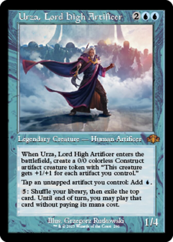 Urza, Lord High Artificer - [Foil, Retro Frame] Dominaria Remastered (DMR)