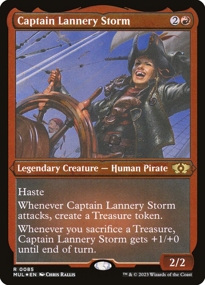 Captain Lannery Storm - [Etched Foil] Multiverse Legends (MUL)