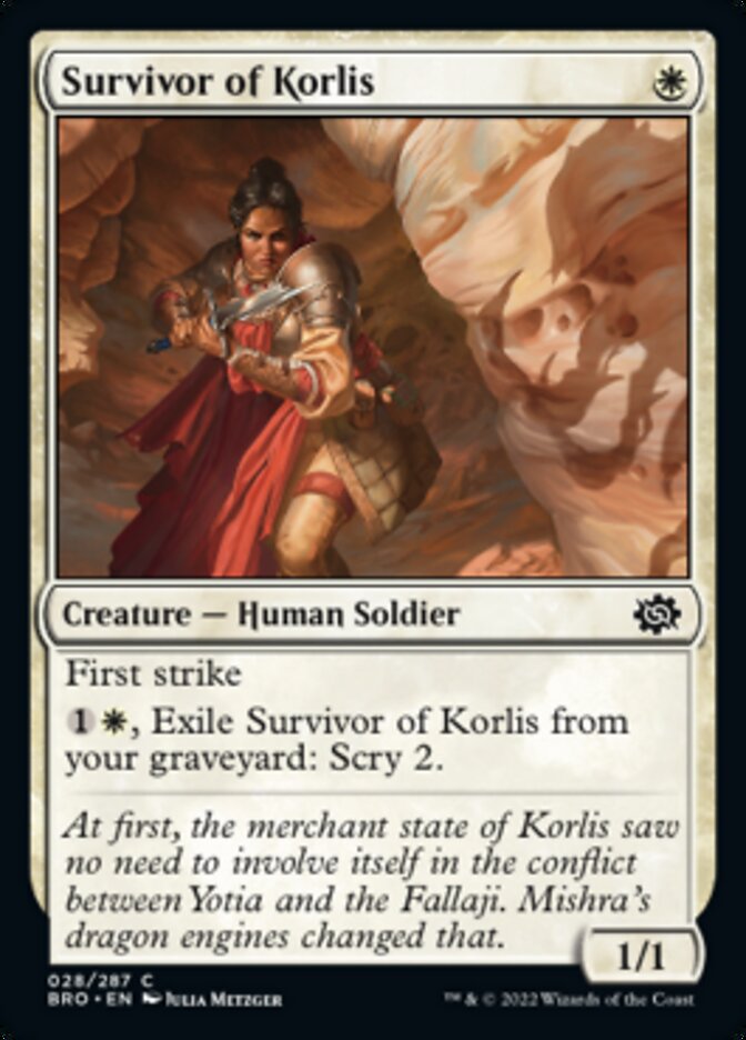 Survivor of Korlis - [Foil] The Brothers' War (BRO)
