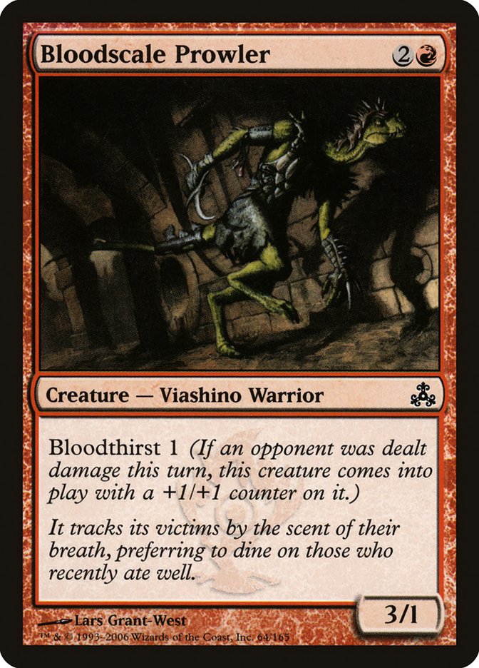 Bloodscale Prowler - [Foil] Guildpact (GPT)