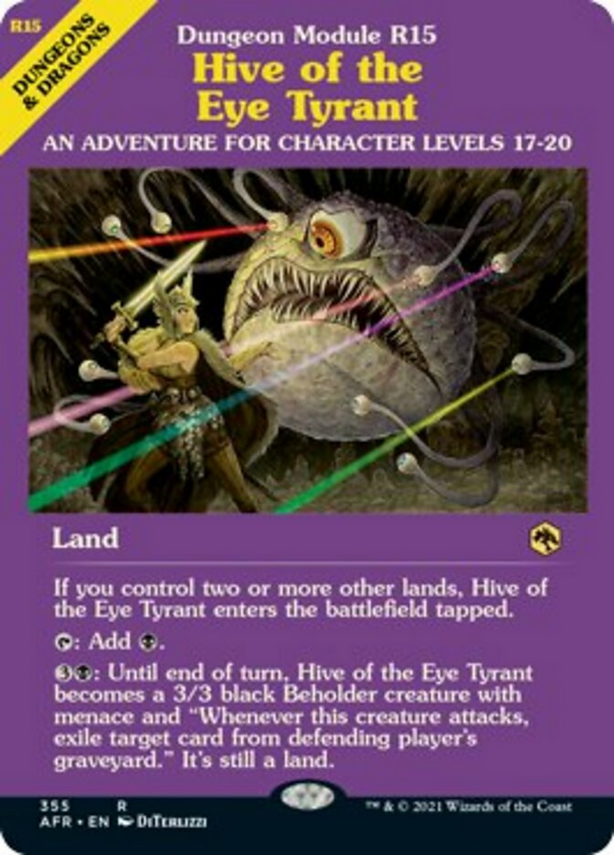 Hive of the Eye Tyrant - [Foil, Showcase] Adventures in the Forgotten Realms (AFR)