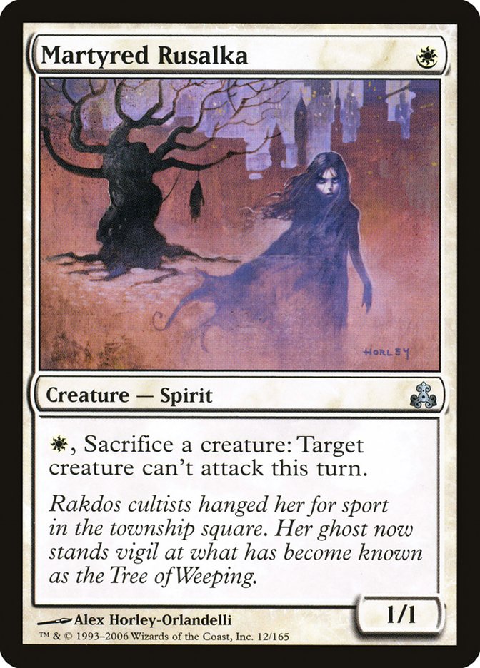 Martyred Rusalka - [Foil] Guildpact (GPT)