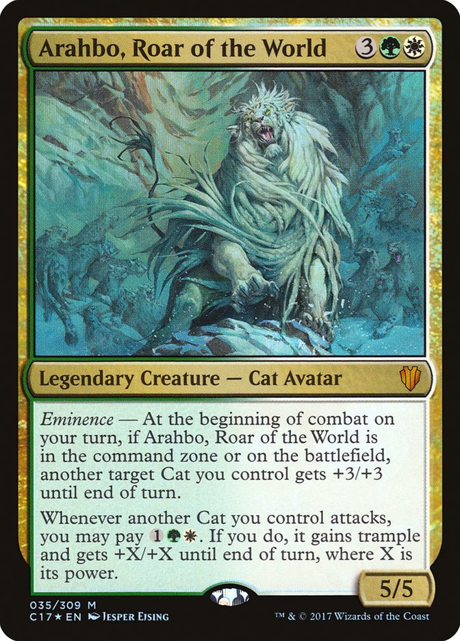 Arahbo, Roar of the World - [Foil] Commander 2017 (C17)