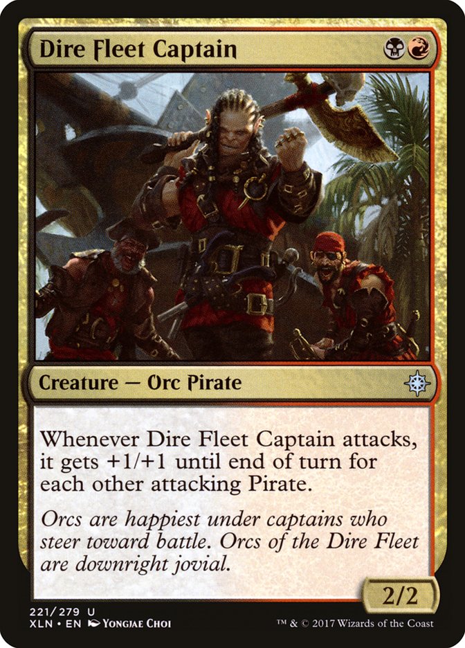 Dire Fleet Captain - [Foil] Ixalan (XLN)