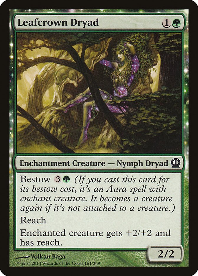 Leafcrown Dryad - [Foil] Theros (THS)