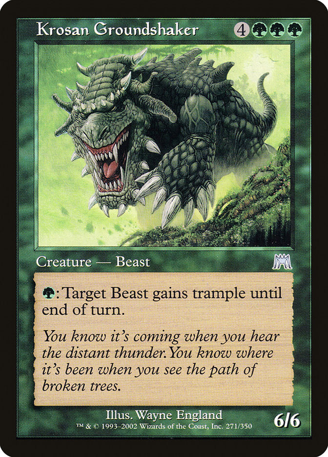 Krosan Groundshaker - [Foil, Retro Frame] Onslaught (ONS)