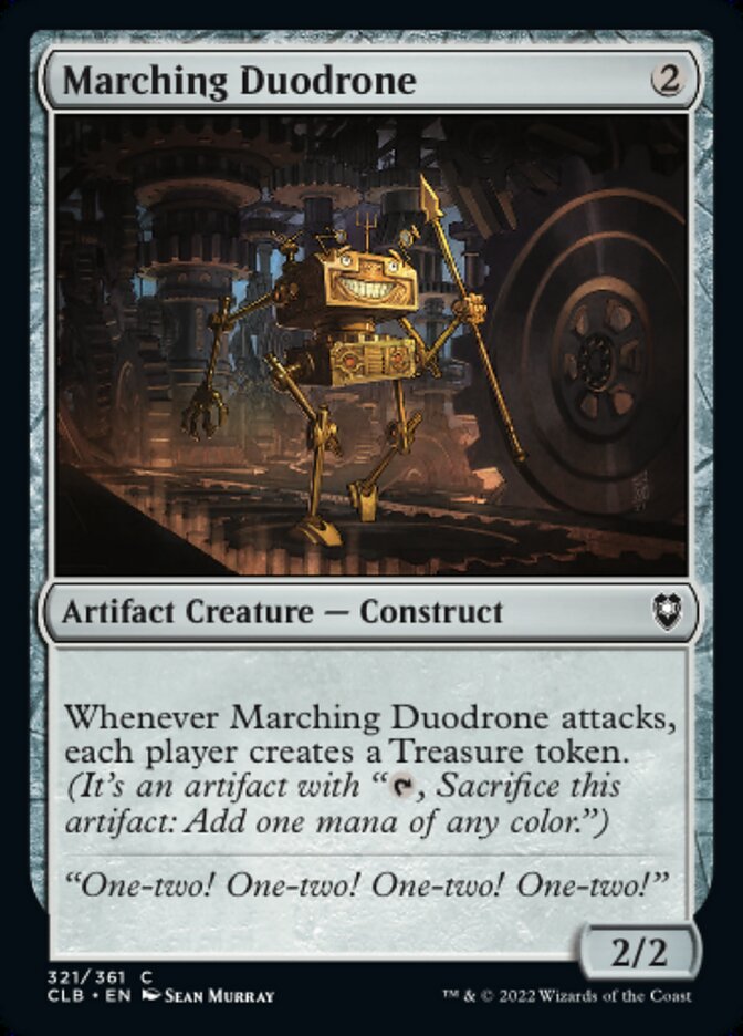 Marching Duodrone - [Foil] Commander Legends: Battle for Baldur's Gate (CLB)