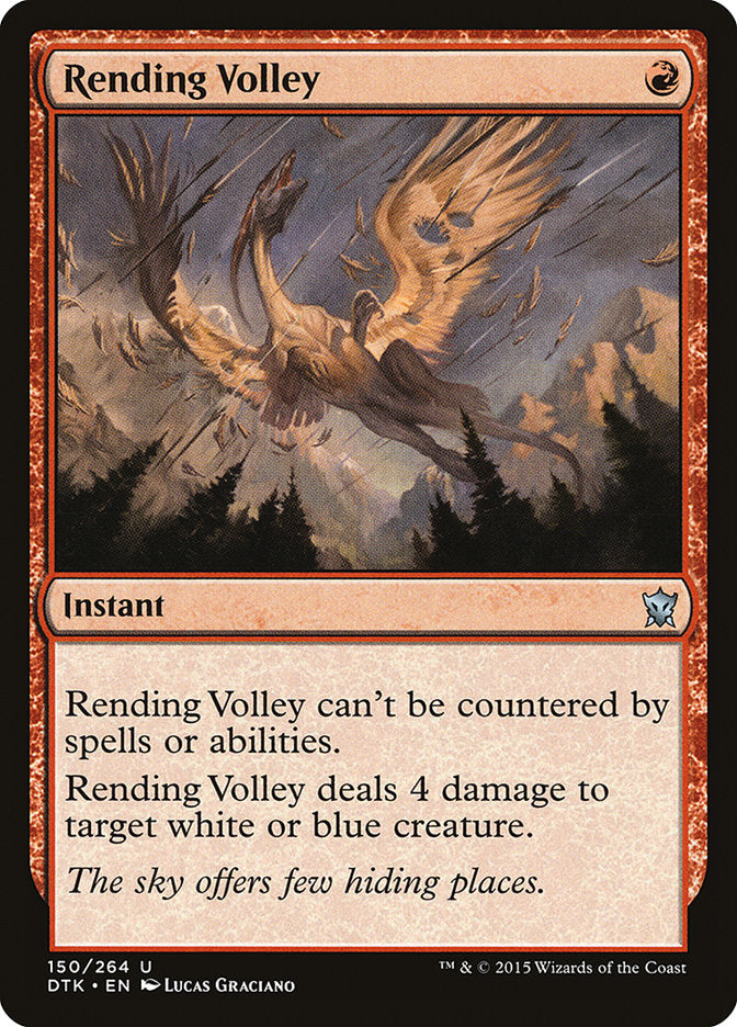 Rending Volley - [Foil] Dragons of Tarkir (DTK)