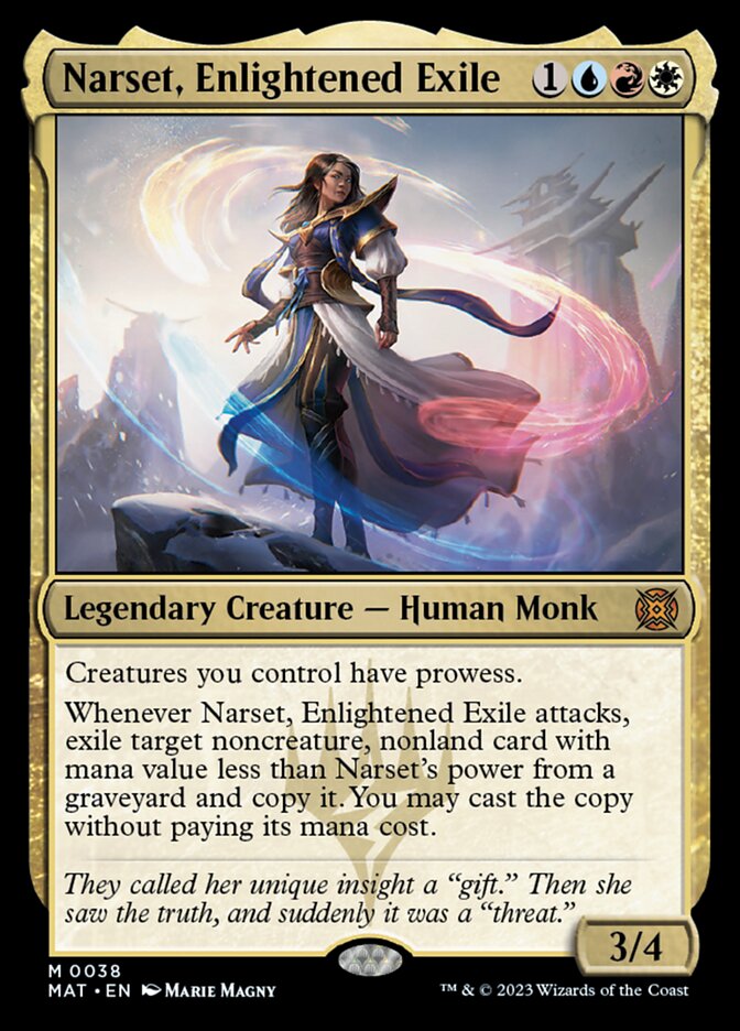 Narset, Enlightened Exile - March of the Machine: The Aftermath (MAT)