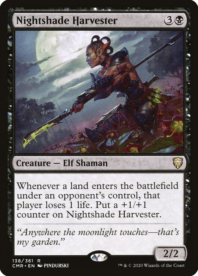 Nightshade Harvester - [Foil] Commander Legends (CMR)