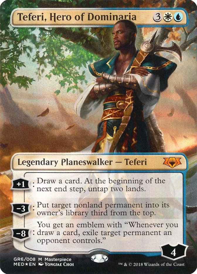 Teferi, Hero of Dominaria - [Foil, Borderless] Mythic Edition (MED)
