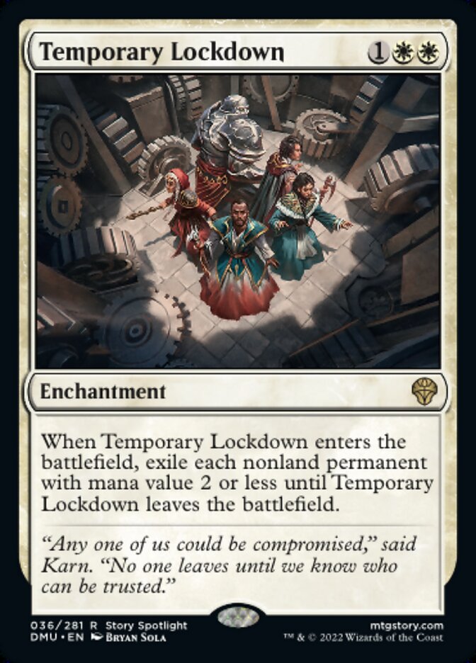 Temporary Lockdown - [Foil] Dominaria United (DMU)