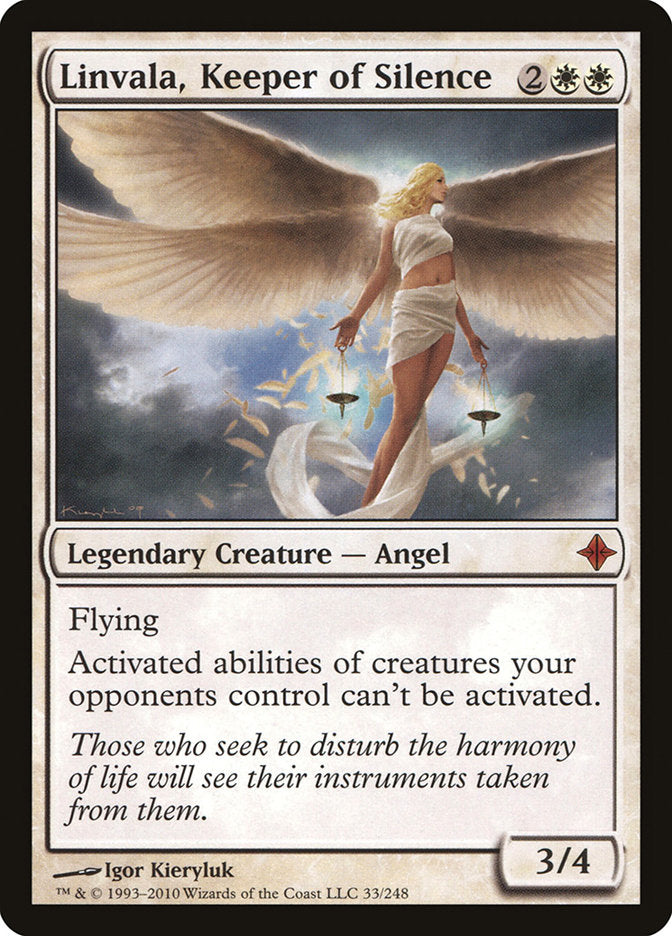 Linvala, Keeper of Silence - Rise of the Eldrazi (ROE)