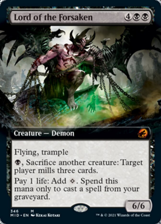 Lord of the Forsaken - [Foil, Extended Art] Innistrad: Midnight Hunt (MID)