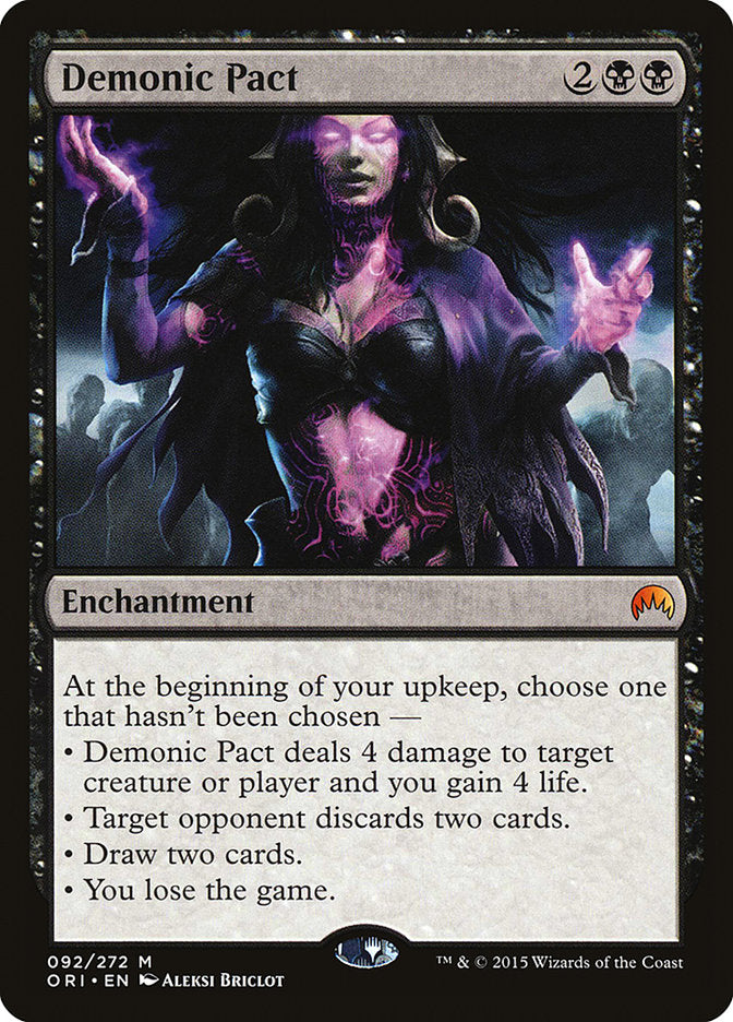 Demonic Pact - [Foil] Magic Origins (ORI)