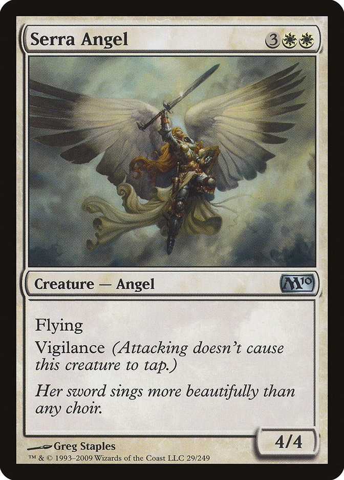 Serra Angel - [Foil] Magic 2010 (M10)