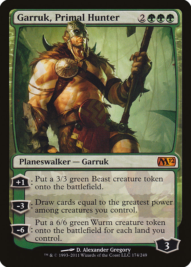 Garruk, Primal Hunter - [Foil] Magic 2012 (M12)