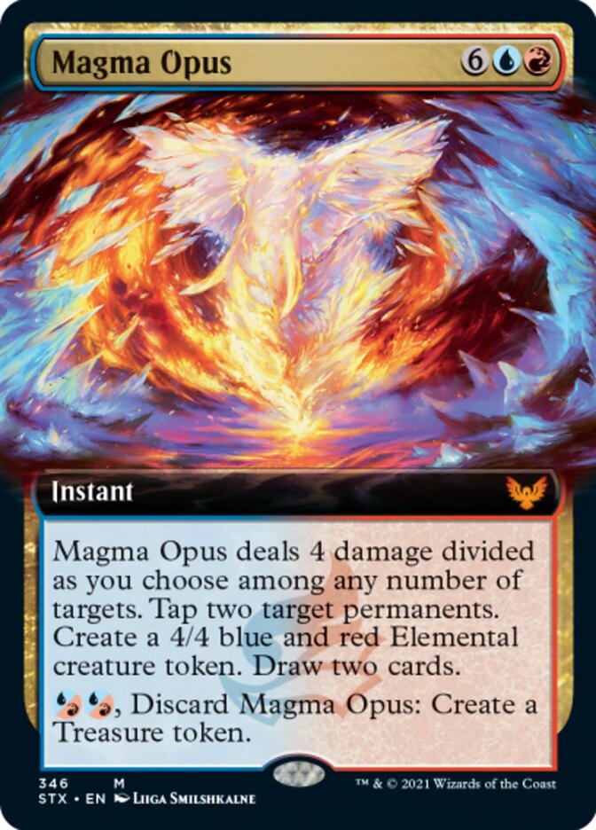 Magma Opus - [Foil, Extended Art] Strixhaven: School of Mages (STX)