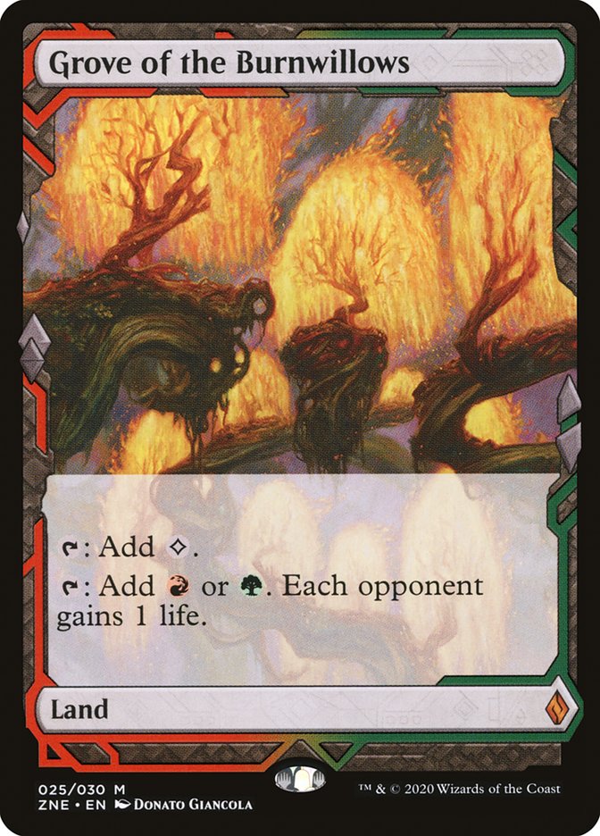 Grove of the Burnwillows - [Foil] Zendikar Rising Expeditions (ZNE)
