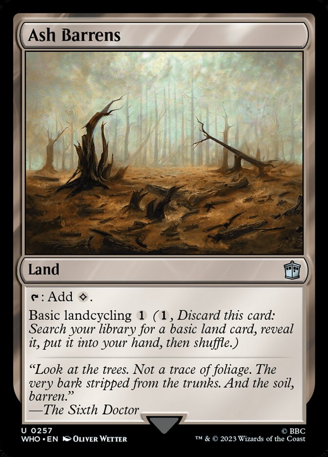 Ash Barrens - [Foil] Doctor Who (WHO)