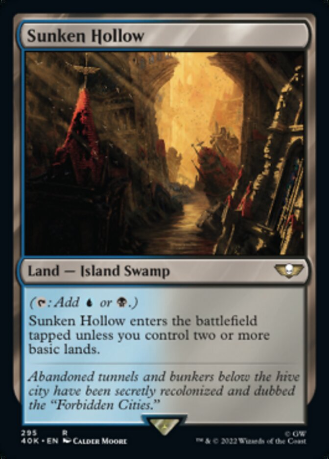 Sunken Hollow - [Surge Foil] Warhammer 40,000 Commander (40K)