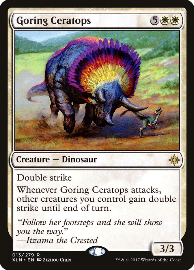 Goring Ceratops - [Foil] Ixalan (XLN)