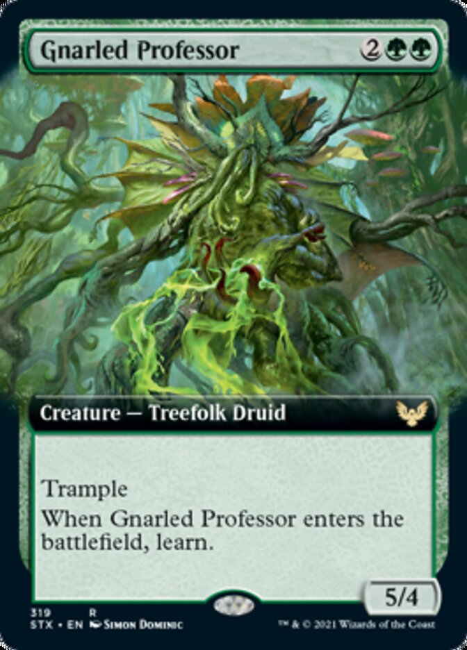 Gnarled Professor - [Foil, Extended Art] Strixhaven: School of Mages (STX)