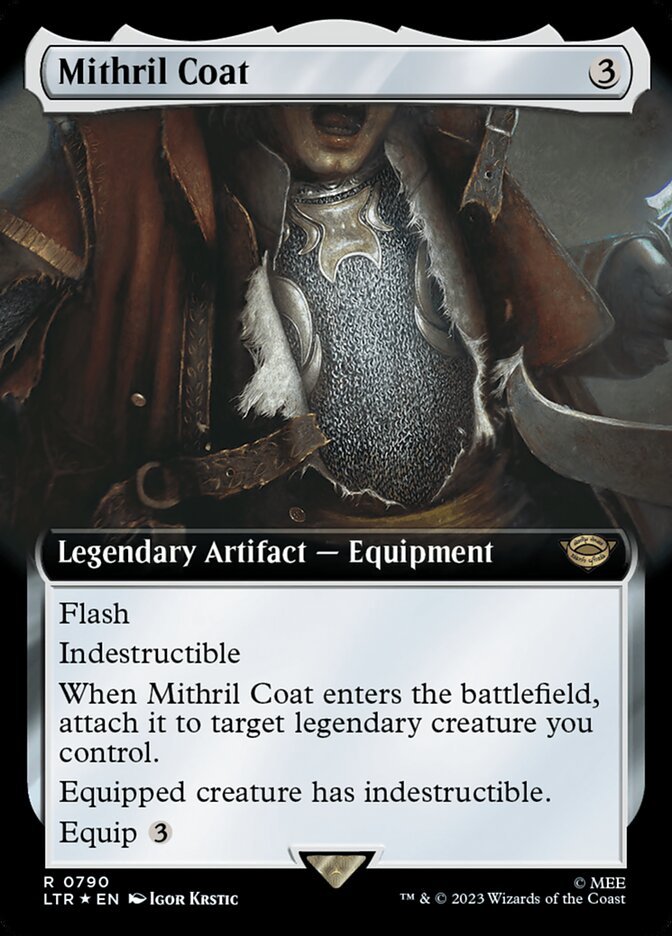 Mithril Coat - [Surge Foil, Extended Art] The Lord of the Rings: Tales of Middle-earth (LTR)