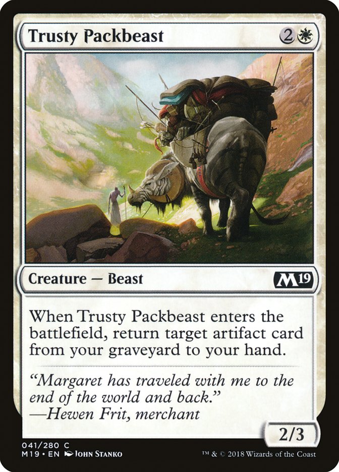 Trusty Packbeast - [Foil] Core Set 2019 (M19)