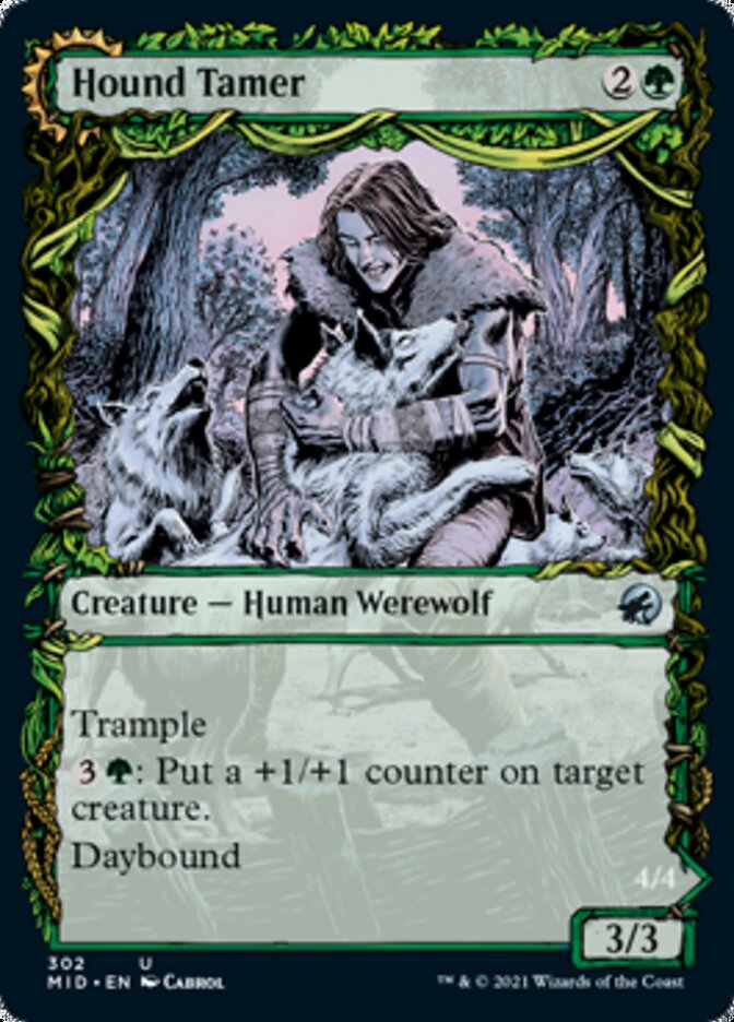 Hound Tamer // Untamed Pup - [Foil, Showcase] Innistrad: Midnight Hunt (MID)