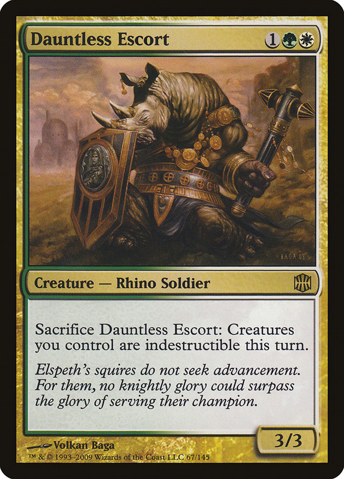Dauntless Escort - [Foil] Alara Reborn (ARB)