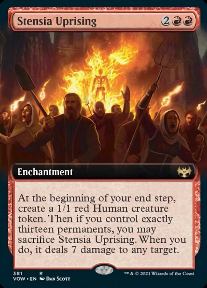 Stensia Uprising - [Foil, Extended Art] Innistrad: Crimson Vow (VOW)