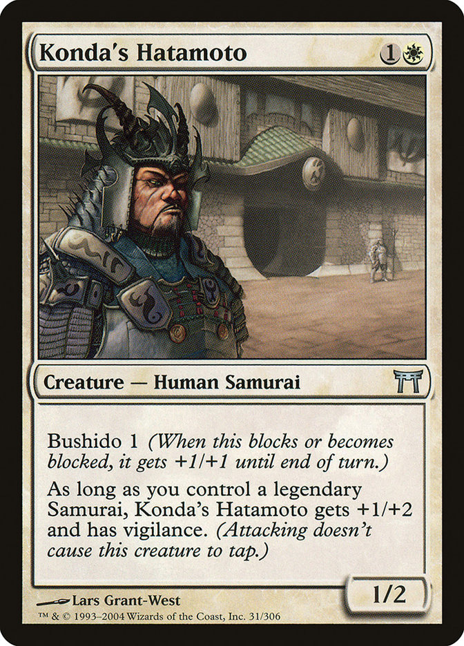 Konda's Hatamoto - [Foil] Champions of Kamigawa (CHK)