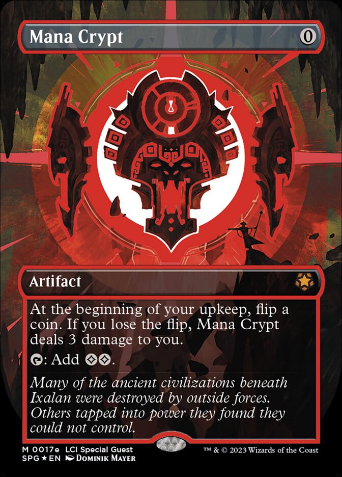 Mana Crypt (17e) - [Foil, Borderless] Special Guests (SPG)