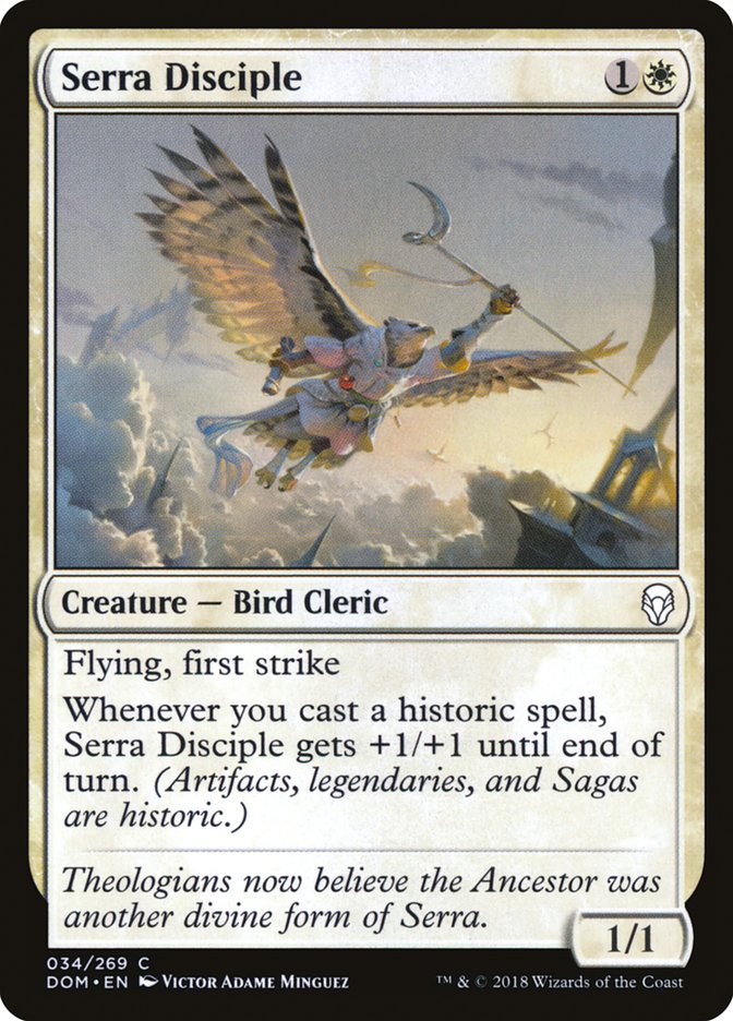 Serra Disciple - Dominaria (DOM)